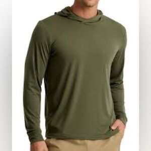 Men's Green Hooded Sweatshirt